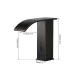 Дизайнерський сенсорний змішувач для умивальника горизонтальний монтаж WanFan Чорний