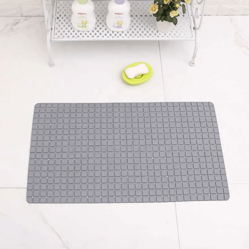 Гумовий килимок для ванної та душу, сірий колір