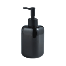 Дозатор для мила керамічний для ванної кімнати колір чорний