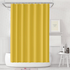 Шторка для душу та ванної кімнати з PEVA, колір жовтий