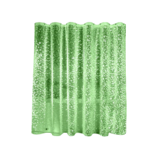 Шторка для душу та ванної кімнати з 3 магнітами-обважнювачами, колір прозоро-зелений 3D-принт