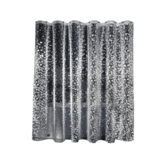 Шторка для душу та ванної кімнати з 3 магнітами-обважнювачами, колір прозоро-сірий 3D-принт