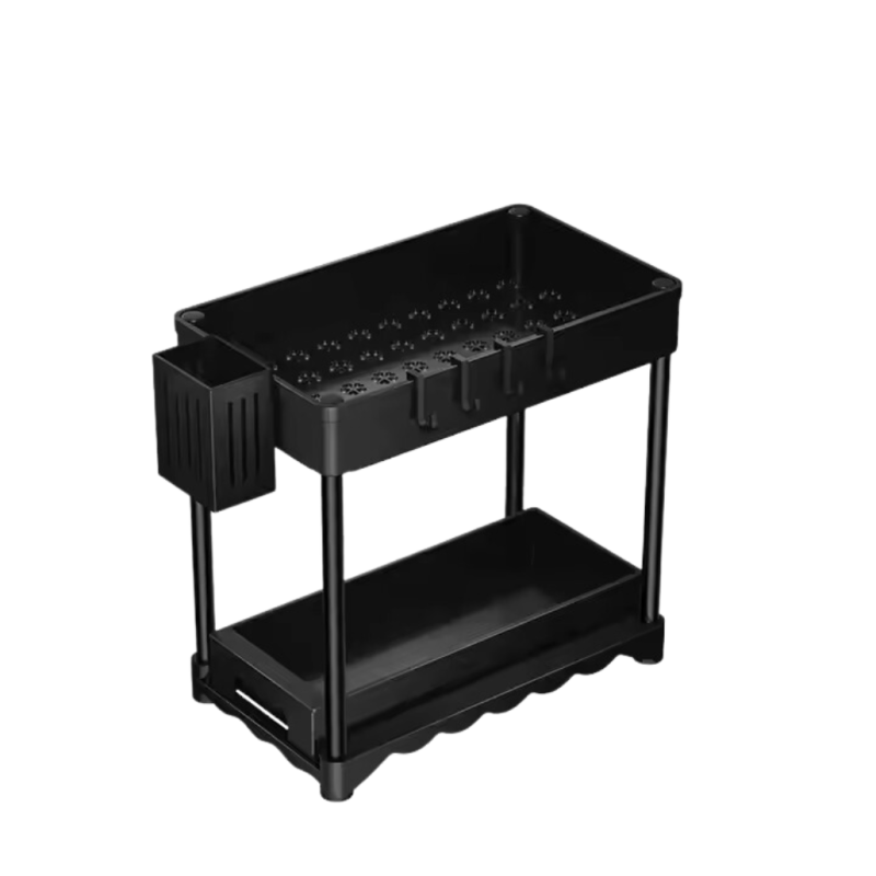 Стеллаж для кухни.Многофункциональный стеллаж двухъярусный для бытовых принадлежностей.