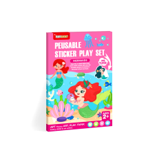 Набір багаторазових наклейок Keybaby із великою сценою для творчості, у кольорі Mermaid