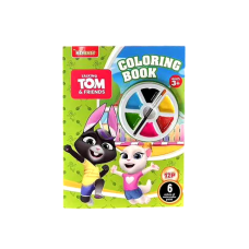 Дитяча книжка-розмальовка Keybaby з пензликом та акварельними фарбами для дітей від 2 років, у кольорі Green