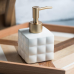 Дозатор для рідкого мила керамічний, диспенсер мила для ванної кумнати та кухні Білий