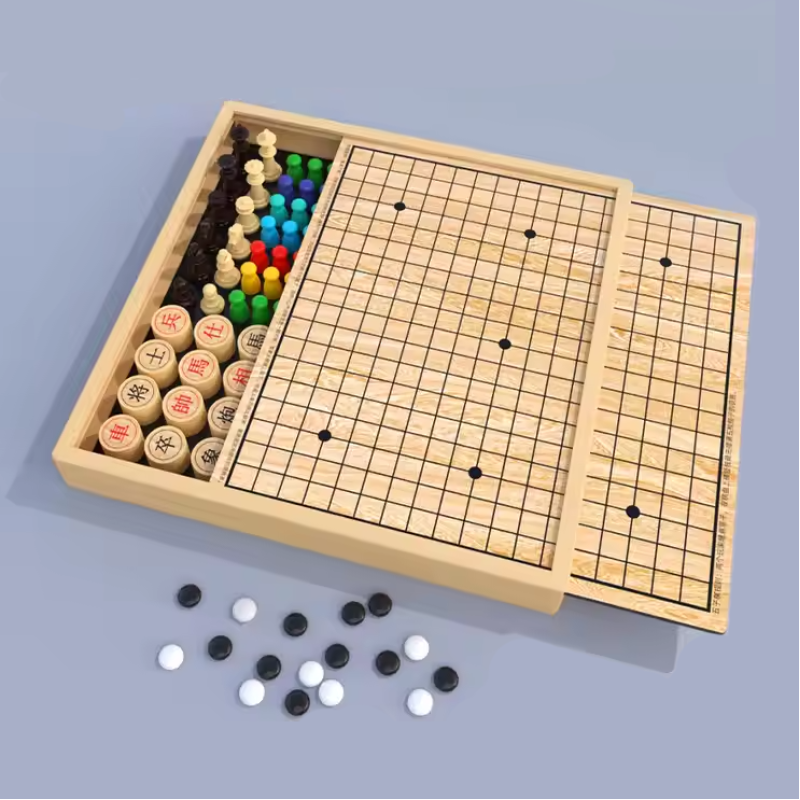 Гра настільна для дітей “Китайські шашки, Пентоко і Літаючі шахи“, гра для дітей від 5 років