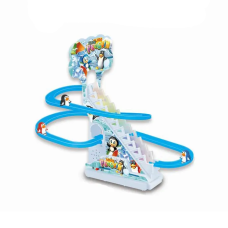 Гра настільна для дітей “Гірка з треком“, іграшка для розвитку дитини, від 3 років, фігурки 3шт Penguin