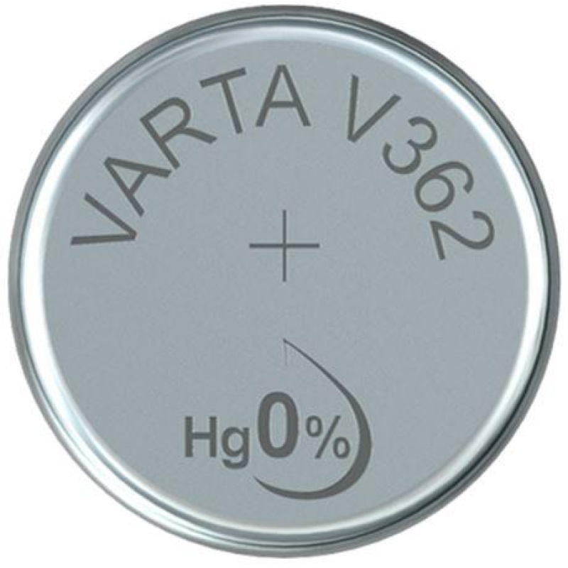 Батарейка Varta V362 Silver Oxide (SR721SW), 1.55V, 1шт