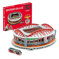 Пазли 3D футбольний стадіон Da Luz, Benfica, тривимірний конструктор-головоломка для дітей, із 84 пазлів