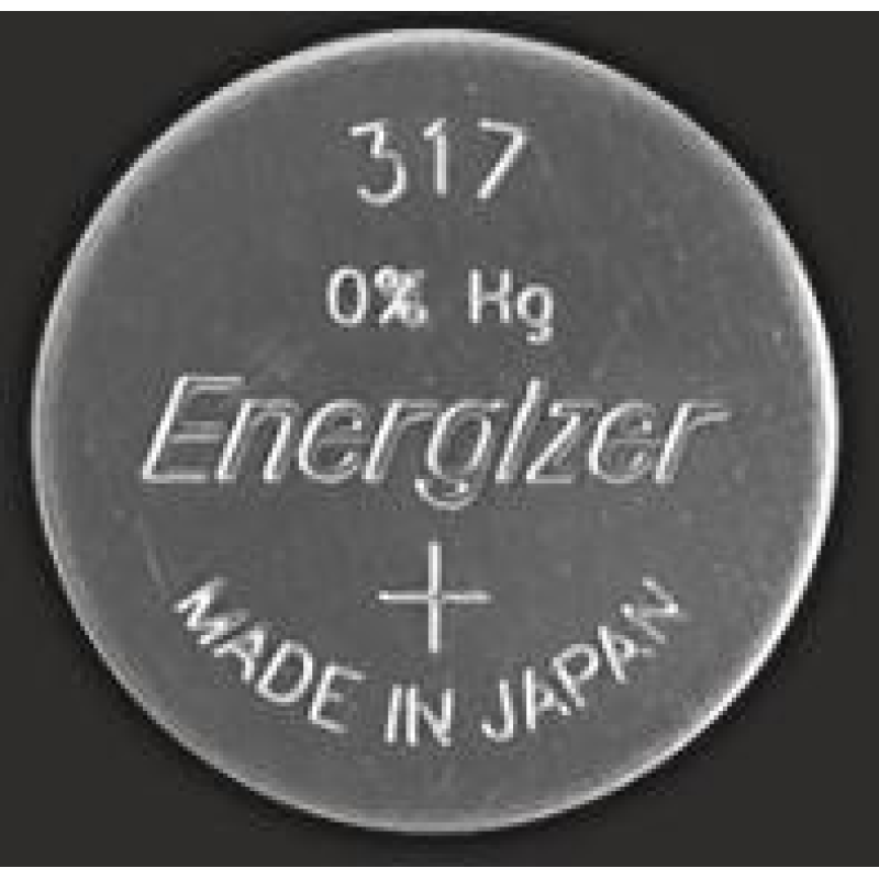 Батарейка Energizer 317 Silver Oxide (SR516SW), 1.55 V, 1шт