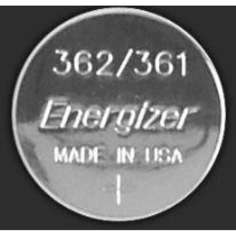 Батарейка Energizer 362/361 Silver Oxide (SR721SW), 1.55V, 1шт