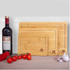 Набір обробних дощок для кухні з бамбука 3 штуки у комплекті, бамбукова дошка для кухні, бамбукова дошка для кухні