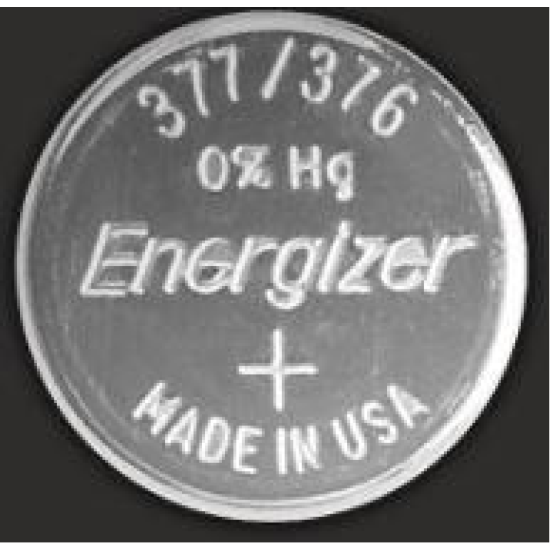 Батарейка Energizer 377/376 Silver Oxide (SR626SW), 1.55V, 1шт, ТІЛЬКИ ОРИГІНАЛ