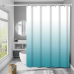 Шторка для ванної кімнати Bathlux 180 x 180 см люкс якість з водовідштовхувальним покриттям, Бірюзовий градієнт