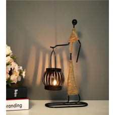 Підсвічник у формі чоловічка, металевий підсвічник у скандинавському мінімалістичному стилі, розміром 27*15см