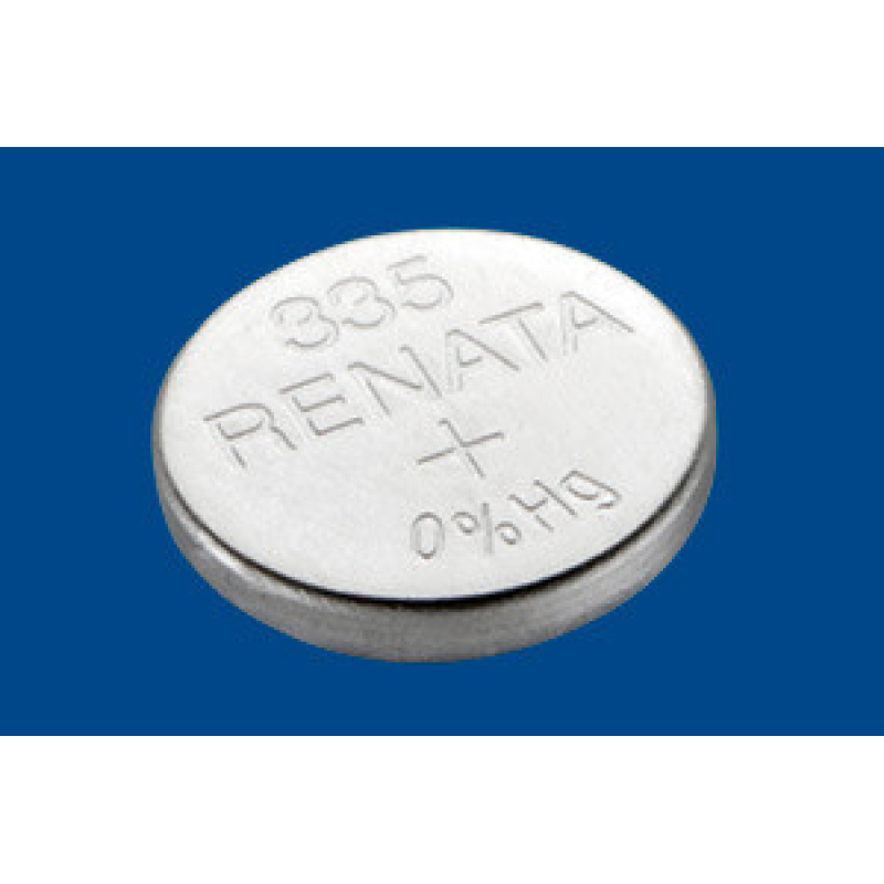 Батарейка Renata 335 Silver Oxide (SR512SW), 1.55V, 1 шт.