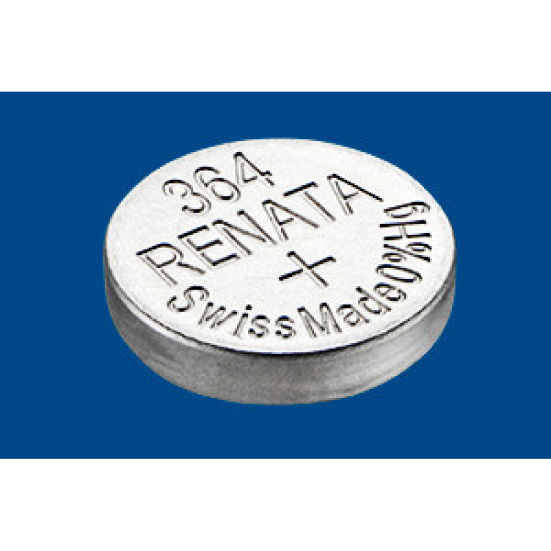 Батарейка Renata 364 Silver Oxide (SR621SW), 1.55V, 1шт