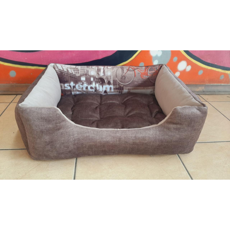 М“яке місце (40*30см) лежанка ліжко для кішки кота собаки з якісної меблевої тканини