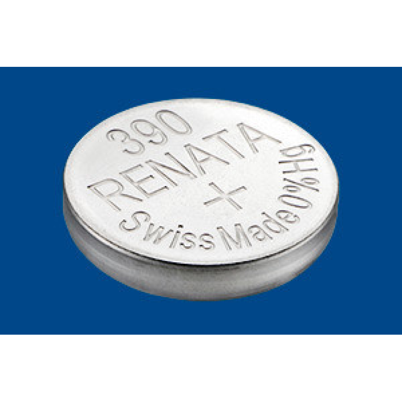 Батарейка Renata 390 Silver Oxide (SR1130SW), 1.55V, 1шт