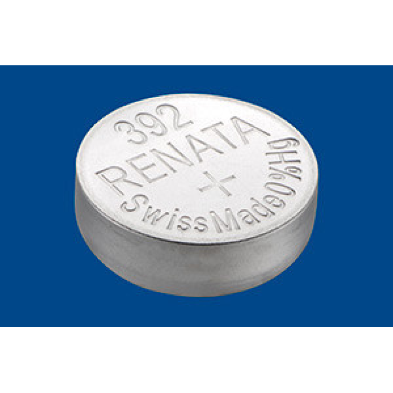 Батарейка Renata 392 Silver Oxide (SR41W), 1.55V, 1 шт.