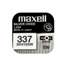 Батарейка Maxell SR416SW Silver Oxide (337), 1.55V, 1 шт.