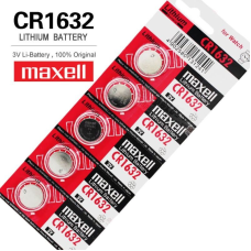 Батарейка Maxell CR1632 Lithium, 3.0 V, ЯПОНІЯ, 5 шт.