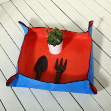 Портативний садовий килимок для пересадки | Водонепроникний складаний килимок для сукулентів, помаранчевий