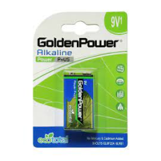 Батарейка Golden Power EcoTotal 9V alkaline 6LR61 (Krona), лужна, 1 шт., ТІЛЬКИ ОРИгінал
