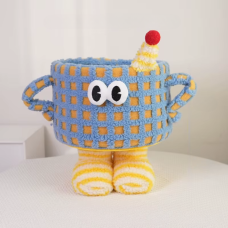 Кошик для іграшок плюшевий органайзер у дитячу кімнату м“який для речей та іграшок у дитяча, блакитний