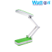 Акумуляторна настільна лампа Watton WT-006 світлодіодний світильник трансформер працює 10 годин Зелений