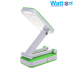 Акумуляторна настільна лампа Watton WT-006 світлодіодний світильник трансформер працює 10 годин Зелений