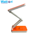 Акумуляторна настільна лампа Watton WT-006 світлодіодний світильник трансформер працює 10 годин Помаранчевий