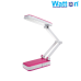 Акумуляторна настільна лампа Watton WT-006 світлодіодний світильник трансформер працює 10 годин Рожевий