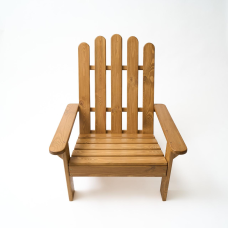 Крісло дачне дерев“яне складне шезлонг для зони відпочинку будинку, дачі, саду, веранди із сосни, колір дуб