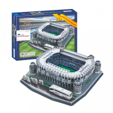 Величезні 3D пазли «Santiago Bernabéu» Тривимірний конструктор-головоломка Стадіон Реал Мадрид на 139 деталей