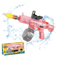 Водний електричний пістолет для дітей, бластер на акумуляторі, водний автомат M416, іграшковий, рожевий