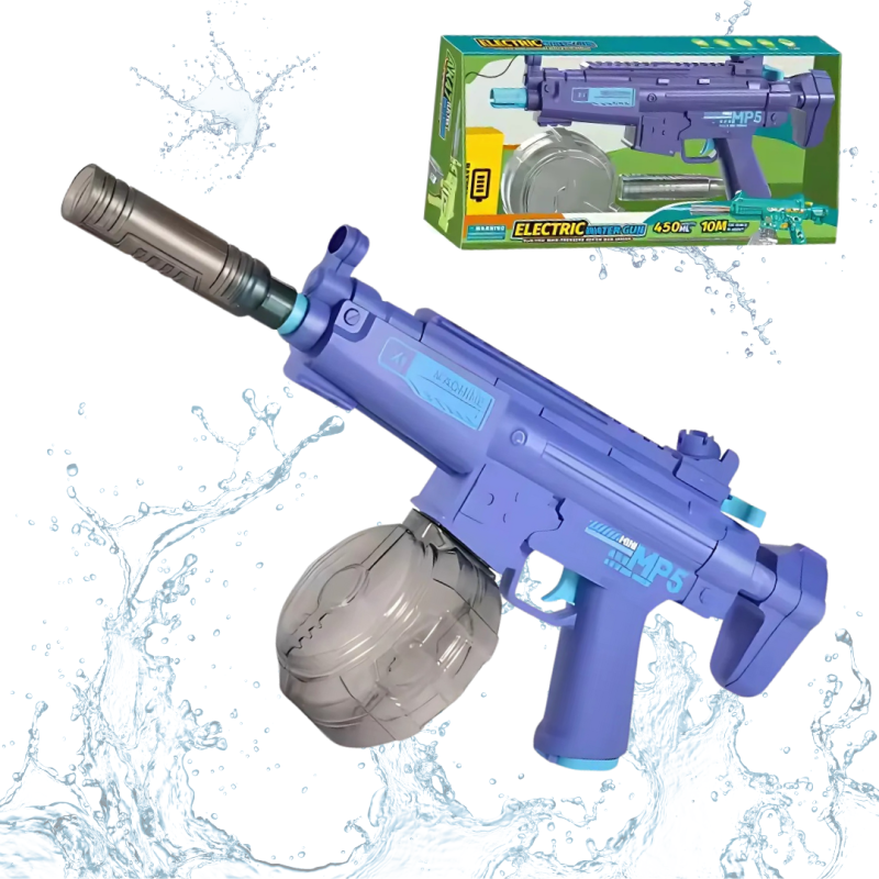 Водний пістолет для дітей, іграшковий водний автомат МР5 на акумуляторі, електричний бластер