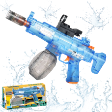 Водний електричний пістолет для дітей, бластер на акумуляторі, водний автомат MP5, іграшковий, синій