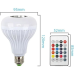 Світлодіодна Smart лампа з колонкою в патрон Е27, музичний світильник з динаміком та пультом керування