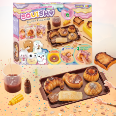 Набор для изготовления сквишей антистресов Таба лапок,детский набор для творчества “Создай сквиш сам“ 6 штук