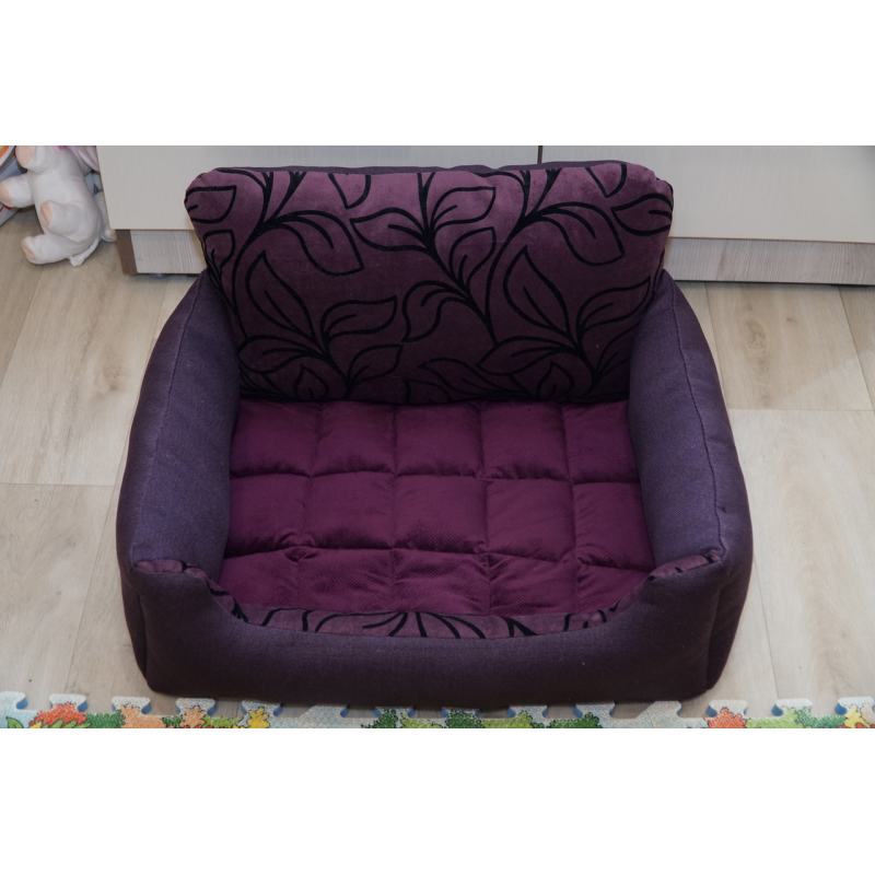 М“яке місце лежанка (50*40см) ліжко для собаки з якісної меблевої тканини