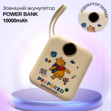 Павербанк зі швидкою зарядкою 10000мАгод, Power Bank з двома вбудованими кабелями Lightning і Type-C 120W Prepared