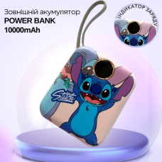 Павербанк зі швидкою зарядкою 10000мАгод, Power Bank з двома вбудованими кабелями Type-C і Lightning 120W Stitch