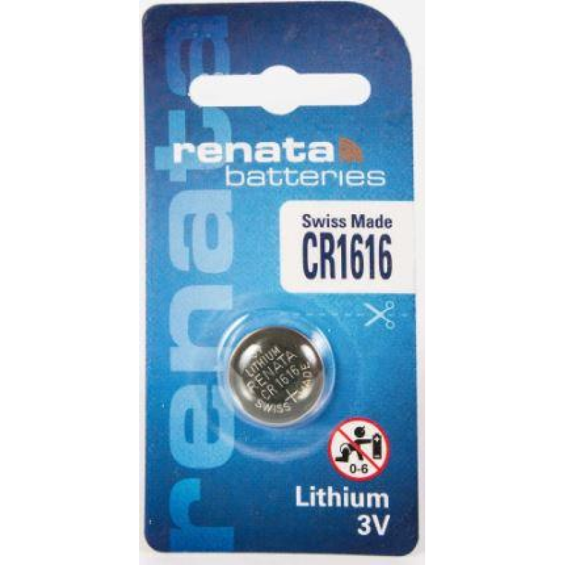 Батарейка Renata CR1616 Lithium, 3.0 V, 1 шт.