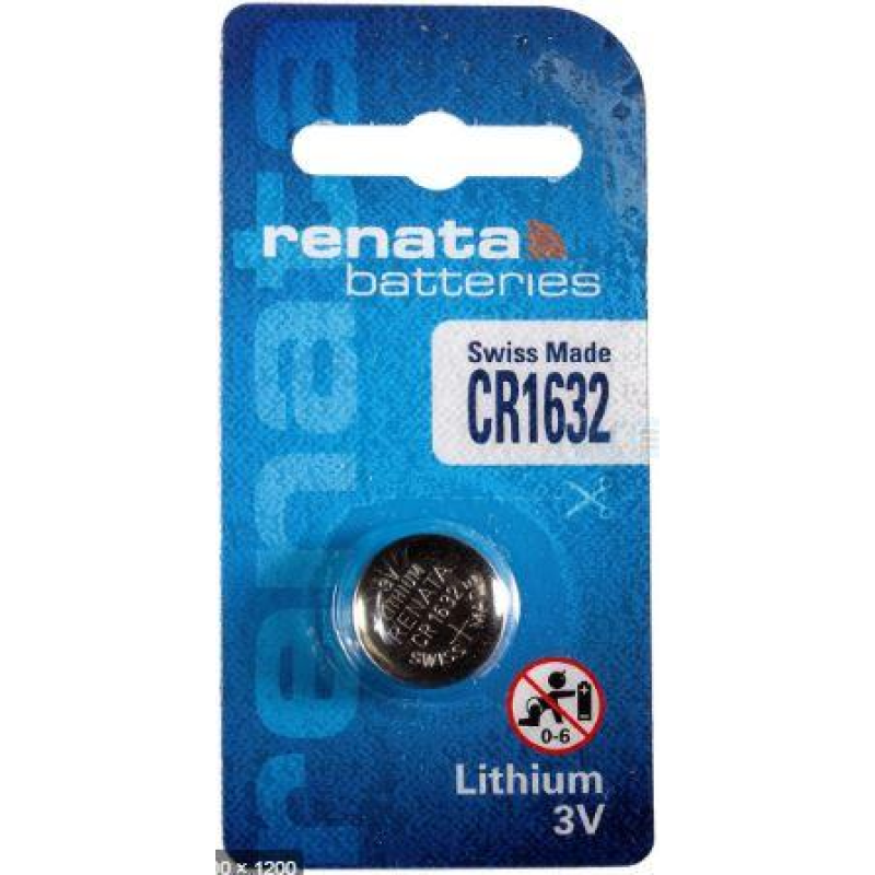 Батарейка Renata CR1632 Lithium, 3.0 V, 1 шт.