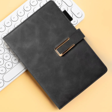 Щоденник, планер блокнот з ручкою на 100 аркушів, формат А5, записник, планер в м“якій обкладинці, колір чорний