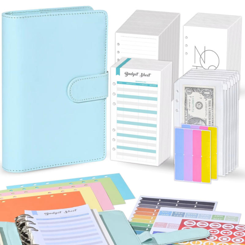 Блокнот-планер фінансовий формат А6, планер бюджету та зберігання грошей, органайзер для ведення обліку