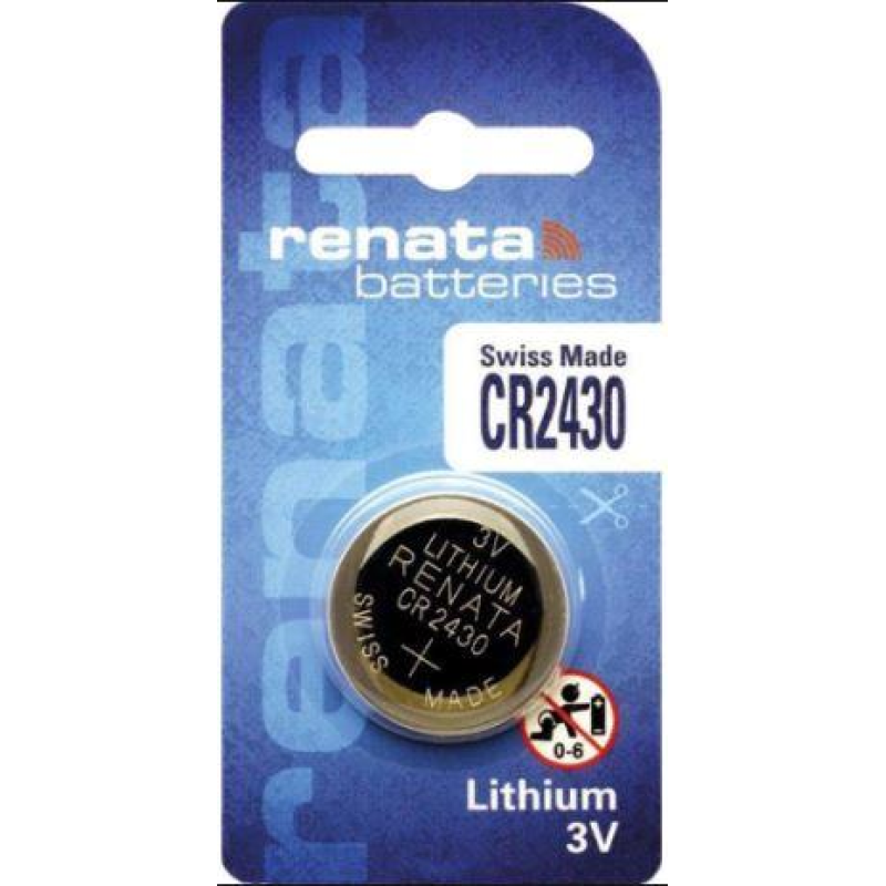 Батарейка Renata CR2430 Lithium, 3.0 V, 1 шт.