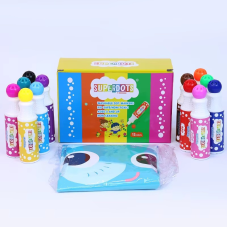 Набор маркеров DOT для творчества точечные, пальчиковые для рисования и живописи на водной основе,12 цветов